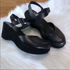 Kork-Ease leather platforms